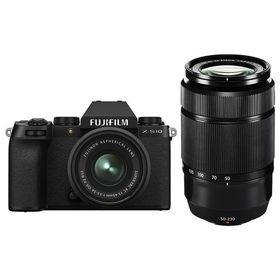 中古 １年保証 美品 FUJIFILM X-S10 ダブルズームレンズキット 15-45mm 50-230mm ブラック