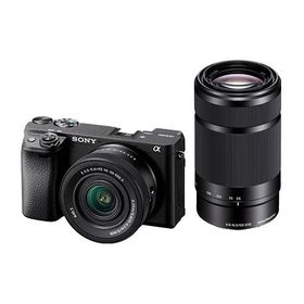 SONY α6400 ILCE-6400X ダブルズームレンズキット [ブラック]【お取り寄せ商品（３週間から４週間程度での入荷、発送）】（2100000017826）