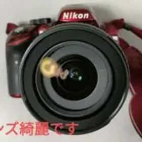 ニコン D3200（レッド）と 純正万能ズーム18〜105mm美品セット