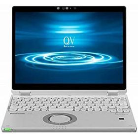 【中古】「非常に良い」パナソニック ノートパソコン Let''s note シルバー CF-QV8FDGQR(ノートPC)