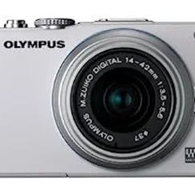 【中古】OLYMPUS ミラーレス一眼 PEN Lite E-PL3 レンズキット ホワイト E-PL3 LKIT WHT
