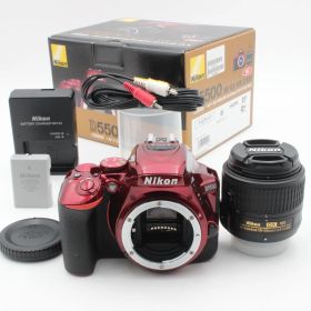 ショット数2562 【美品】 Nikon ニコン D5500 18-55VRII レンズキット デジタル 一眼レフ カメラ nikon 元箱付き 94009