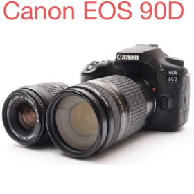 デジタル一眼レフカメラ Canon EOS 90D標準&望遠レンズセット