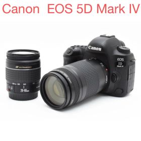 デジタル一眼レフカメラCanon EOS 5D Mark IVダブルレンズセット