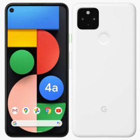 【中古】Bランク【やや傷や汚れあり】SIMフリー G025H Google Pixel 4a (5G) 128GB ホワイト 本体のみ 利用制限〇(白ロム) 送料無料