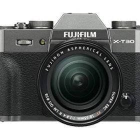 【中古】富士フイルム(FUJIFILM) ミラーレス一眼カメラ X-T30レンズキット チャコールシルバー X-T30LK-CS