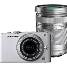 【中古】「非常に良い」OLYMPUS ミラーレス一眼 PEN Lite E-PL3 ダブルズームキット ホワイト E-PL3 DZKIT WHT