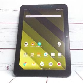 au Qua tab QZ10 KYT33 オリーブブラック 本体 白ロム SIMロック解除済み SIMフリー C726121