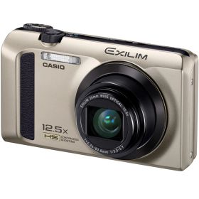 CASIO デジタルカメラ EXILIM 1610万画素 光学ズーム12.5倍 EX-ZR300GD(中古品)