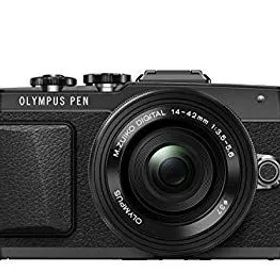 【中古】【非常に良い】OLYMPUS PEN Lite E-PL7 14-42mm EZレンズキット ブラック ミラーレス一眼 E-PL7 EZ LKIT BLK d2ldlup