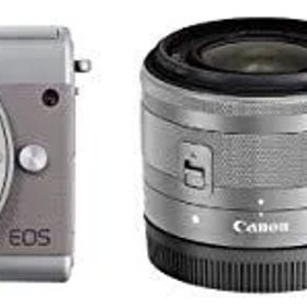 【中古】「非常に良い（無料延長保証）」Canon ミラーレス一眼カメラ EOS M100 ダブルレンズキット (グレー) EOSM100GY-WLK