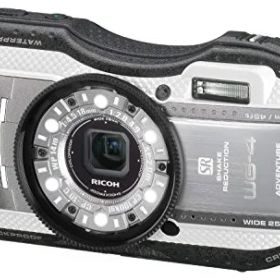 【中古】RICOH 防水デジタルカメラ RICOH WG-4 シルバー 防水14m耐ショック2.0m耐寒-10度 RICOH WG-4SL 08573 9jupf8b