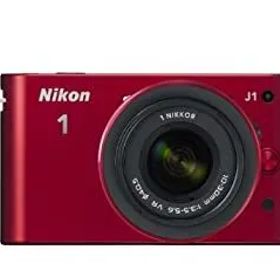 【中古】 Nikon ニコン ミラーレス一眼カメラ Nikon ニコン 1 (ワン) J1 (ジェイワン) 標準ズームレンズキット レッドN1 J1HLK RD