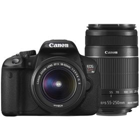 Canon デジタル一眼レフカメラ EOS Kiss X6i ダブルズームキット EF-S18-55ｍｍ/EF-S55-250ｍｍ付属 KI