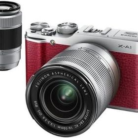 【中古】 FUJIFILM デジタルカメラミラーレス一眼 X-A1ダブルズームレンズキット レッド F X-A1R/1650/50230KIT 当店保証30日間 人気 ミラーレス 一眼レフ 交換レンズ カメラ
