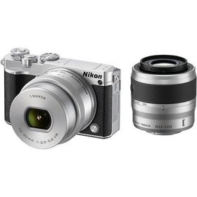 【中古】 ニコン Nikon ミラーレス一眼 ニコン Nikon1 J5 ダブルズームキット シルバー J5WZSL micro 当店保証30日間 人気 ミラーレス一眼 ミラーレス デジタルカメラ 中古