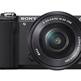 【中古】(非常に良い)SONY ミラーレス一眼 α5000 パワーズームレンズキット ブラック ILCE-5000L-B