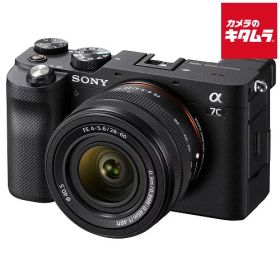 ソニー α7C ズームレンズキット ブラック [ILCE-7CL B] SONY アルファ フルサイズ ミラーレス一眼 4K 《納期約1－2週間》