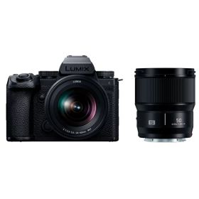《新品》パナソニック LUMIX DC-S5M2XW [ズームレンズ・単焦点レンズキット] ルミックス ミラーレス一眼カメラ Panasonic【クーポン割引対象外】