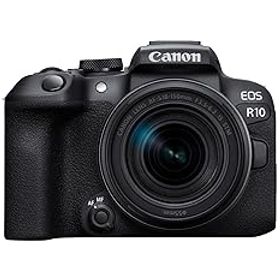 【中古】Canon ミラーレス一眼カメラ EOS R10 レンズキット(RF-S18-150)ブラック/APS-C/EOSR10-18150ISSTMLK