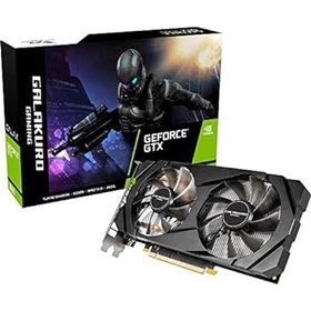 【中古】玄人志向 NVIDIA GeForce GTX 1660 搭載 グラフィックボード 6GB デュアルファン GALAKURO GAMINGシリーズ GG-GTX1660-E6GB/DF
