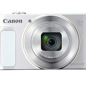 【中古】【39shop】Canon★コンパクトデジタルカメラ PowerShot SX620 HS ホワイト 光学25倍ズーム/Wi-Fi対応 PSSX620HSWH（非常に良い）