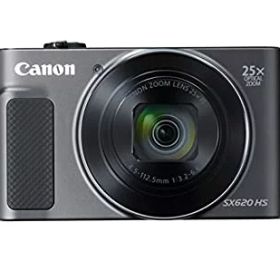【中古】Canon キヤノン コンパクトデジタルカメラ PowerShot SX620HS ブラック 光学25倍ズーム PSSX620HS(BK)