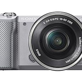 【中古】［非常に良い］SONY ミラーレス一眼 α5000 パワーズームレンズキット シルバー ILCE-5000L-S