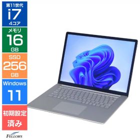 【Cランク 訳あり2】Microsoft Surface Laptop 4 1979 第11世代 Core i7-1185G7 メモリ16GB SSD 256GB NVMe Windows11 Pro 15インチ タッチパネル 顔認証 Wi-Fi6 サーフェス A4型 中古ノートパソコン