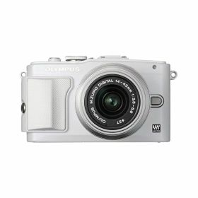 【中古】【1年保証】【美品】OLYMPUS PEN Lite E-PL6 レンズキット ホワイト