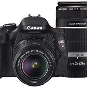 【中古】Canon デジタル一眼レフカメラ EOS Kiss X5 ダブルズームキット EF-S18-55ｍｍ/EF-S55-250ｍｍ付属 KISSX5-WKIT wgteh8f