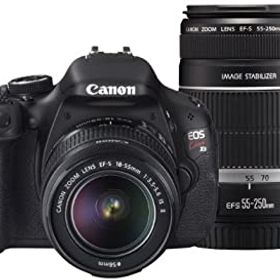 【中古】「非常に良い」Canon デジタル一眼レフカメラ EOS Kiss X5 ダブルズームキット EF-S18-55mm/EF-S55-250mm付属 KISSX5-WKIT