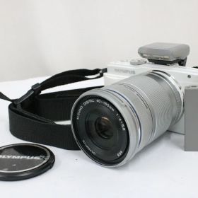 【シャッター11208回】オリンパス Olympus PEN Lite E-PL6 ホワイト 40-150mm F4-5.6 ミラーレス一眼 T320