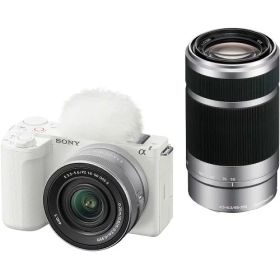 ソニー SONY VLOGCAM ZV-E10M2X-W ホワイト αEマウントデジタル一眼カメラ ダブルズームレンズキット ZVE10M2XW