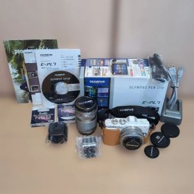 OLYMPUS PEN Lite E-PL7 ホワイト 付属品多数