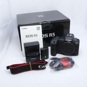 Canon キヤノン ミラーレスカメラ EOS R5 ボディ ショット数32枚 カメラ camera 通電・動作確認済み 中古 極美品 送料無料！！