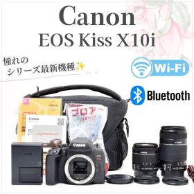 超美品✨️憧れの最新機種✨️キヤノン EOS Kiss X10i✨️ダブルレンズ