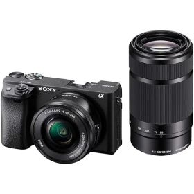 SONY(ソニー) ILCE-6400Y B APS-C ミラーレス一眼カメラ α6400 ダブルズームレンズキット(同梱レンズ:SELP1650+SEL55210) ブラック