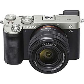 【中古】ソニー フルサイズミラーレス一眼 α7C レンズキット シルバー ILCE-7CL S【追いかける瞳AFで撮り逃さない】