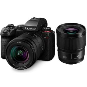 【中古】 パナソニック Panasonic LUMIX S5II ミラーレスカメラ 20-60mm f/3.5-5.6 と 50mm f/1.8 レンズ付き 当店保証30日間 人気 ミラーレス一眼 ミラーレス デジタルカメラ 中古