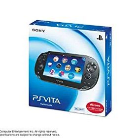 【中古】【非常に良い】PlayStation Vita (プレイステーション ヴィータ) 3G/Wi‐Fiモデル クリスタル・ブラック (初回限定版) (PCH-1100 AA01) g6bh9ry