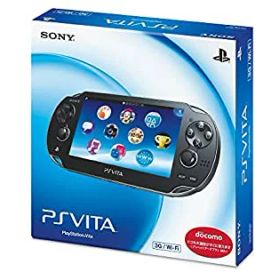 【中古】PlayStation Vita (プレイステーション ヴィータ) 3G/Wi-Fiモデル クリスタル・ブラック 限定版 (PCH-1100AB01)