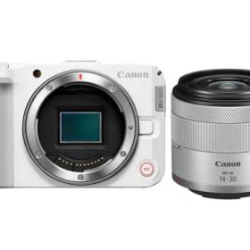 ★キヤノン / CANON EOS R50 V RF-S14-30 IS STM PZ レンズキット [ホワイト]【デジタル一眼カメラ】【送料無料】