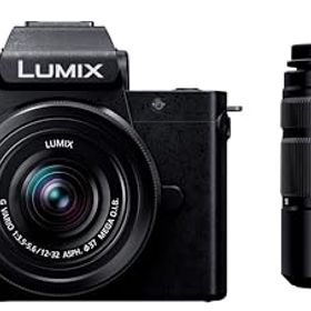 パナソニック(Panasonic) 小型軽量ミラーレス一眼カメラ ルミックス ダブルズームレンズキット ブラック DC-G100DW-K
