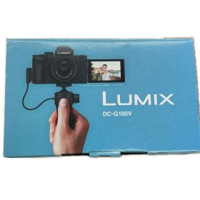 LUMIX LUMIX デジタル一眼カメラ DC-G100V-KJ ブラック【中古】