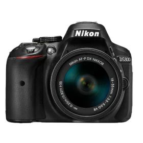 【中古】 Nikon デジタル一眼レフカメラ D5300 AF-P 18-55 VR レンズキット ブラック D5300LKP18-55