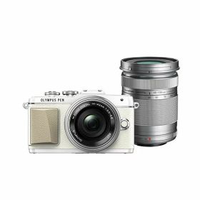 【中古】【1年保証】【美品】OLYMPUS PEN Lite E-PL7 EZダブルズームキット ホワイト