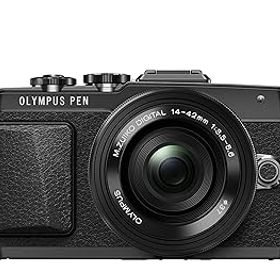 【中古】【39shop】OLYMPUS★PEN Lite E-PL7 14-42mm EZレンズキット ブラック ミラーレス一眼 E-PL7 EZ LKIT BLK(非常に良い)