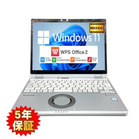 【訳あり：バッテリ消耗】【軽量タッチ】 Panasonic Let's note CF-QV8 第8世代 Core i5 8365U/1.60GHz 8GB SSD1TB M.2 Windows11 64bit WPSOffice 12インチ WQXGA+ カメラ 無線LAN 中古パソコン ノートパソコン モバイルノート PC Notebook 【中古】