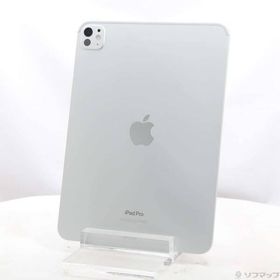 〔中古〕Apple(アップル) iPad Pro 11インチ 第5世代 Nano-textureガラス 2TB シルバー MWR93J／A Wi-Fi〔305-ud〕